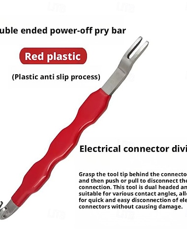  1 sett med verktøy for fjerning av elektriske terminaler for biler, ledningskontaktdemontering, demontering av ledningsnett for bilplugg, separatorverktøy for bilreparasjon