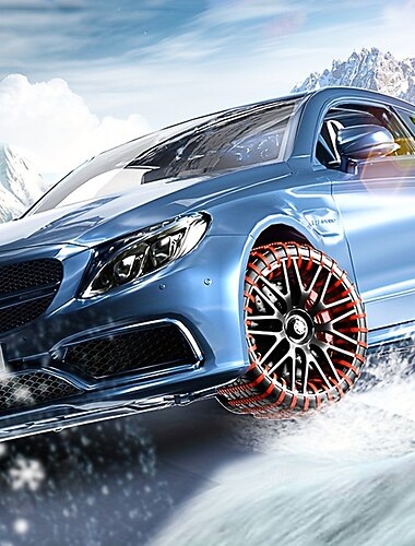  12/24/36 megfordítható csúszásgátló hóláncok személygépkocsikhoz, téli gumiabroncsokhoz, hó alatt, nem károsítja a gumiabroncsokat, terepjárókhoz, szedánokhoz, kisbuszokhoz, terepjárókhoz, univerzális