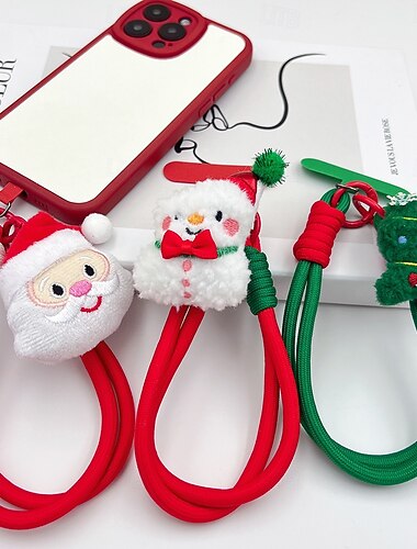  telefon Kılıf Na Ściągacze linowe Univerzál z paskiem na nadgarstek Święta Poliester