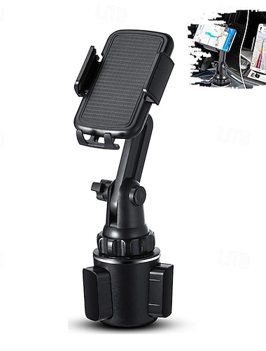  Koppholder telefonfeste Spennetype Roterbar Justerbar Telefonholder til Bil Bil lastebil Kompatibel med Alle mobiltelefoner Tilbehør til mobiltelefon