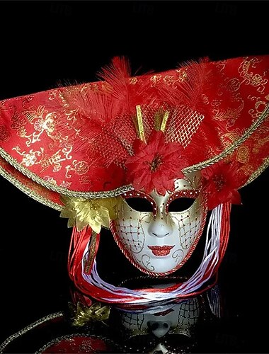  Venetiaans masker volto larve carnavalsmasker volledig gezicht volwassenen mannen vrouwen halloween carnaval mardi gras feest maskerade carnaval van Venetië eenvoudige halloween kostuums verkleden