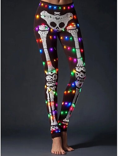  女性用 レギンス 旅行度假风 ヴィンテージ ファッション 全長 ハイウエストPantsクリスマス グラフィック スノーフレーク柄 プリント 保温 ソフト 高通気性 高弾性 バケーション ストリート カジュアル ブルー ブラック ルビーレッド グリーン 秋 冬 スリムフィット