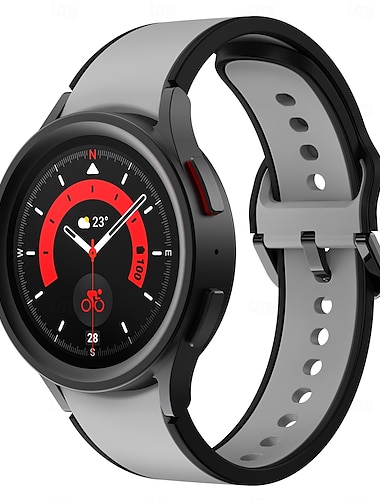  Uita-Band pentru Samsung Galaxy Watch 7/6/5/4  40/44mm, Watch 5 Pro 45mm, Watch 6 Classic 43/47mm, Watch 4 Classic 42/46mm Silicon Înlocuire Curea Ajustabil Banderolă Sport Catarama moderna Brăţară