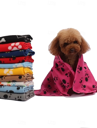  Flauschige, hochwertige Fleece-Haustierdecke aus Flanell für Katzen, Hunde und Welpen
