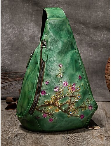  תרמיל גב מעור אמיתי וינטג' יוניסקס - עיצוב רב-תכליתי עם אפשרויות צבע מרובות ורצועת כתף נפרדת עם רוכסן, אידיאלי לשימוש יומיומי וחיצוני