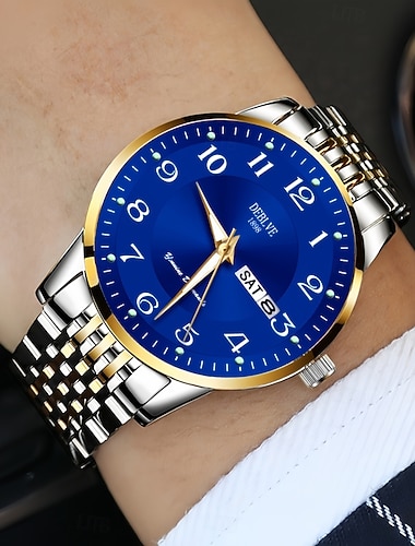  orologio da polso da uomo avanzato orologio al quarzo da uomo alla moda calendario alla moda quadrante luminoso la migliore scelta regalo per gli uomini