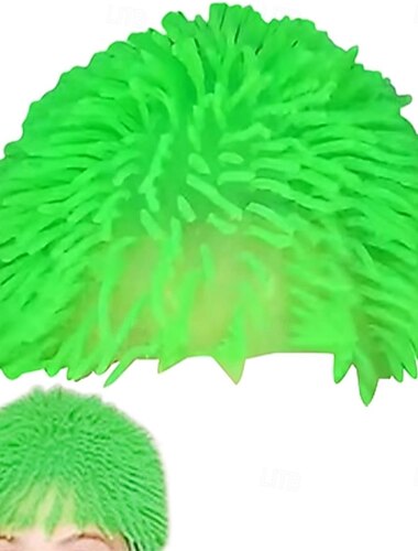  Peruca de Carnaval 2026 Rosa Vermelho Azul Liso Curto Peruca sintética para festivais Mardi Gras Parada Cabelo para fantasia de cosplay para Masculino