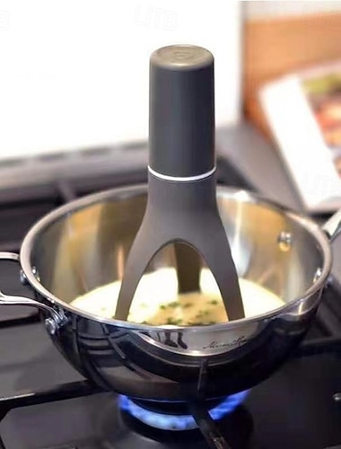  automaattinen kattilasekoitin, vispilät ruoanlaittoon, 3-nopeuksinen säädettävä automaattinen vispilä, vispilätyökalu, kolmionmuotoinen munavatkain kattilaan, sähköinen kolmionmuotoinen automaattinen