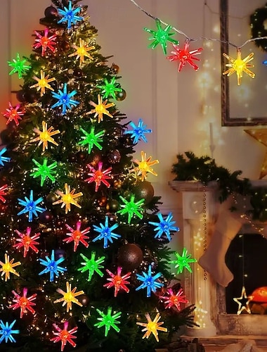  Bajkowe lampki choinkowe w kształcie jeżowca, dekoracyjne lampki świąteczne LED zasilane bateriami, diody LED 20/40 do sypialni, domu, schodów ruchomych, kominka, choinki, ślubu, dekoracji DIY