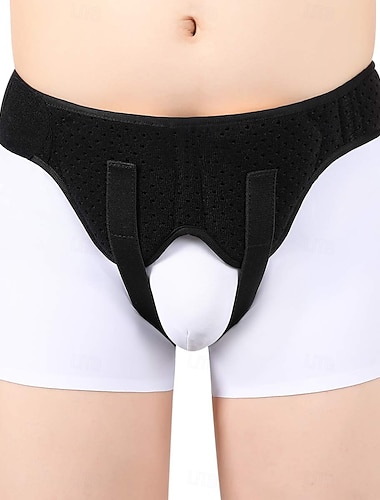  bråckbälten för män,medicinskt bråckskydd inguinal truss för enkel/dubbel,sportbråck justerbar midjerem med 2 avtagbara kompressionsdynor