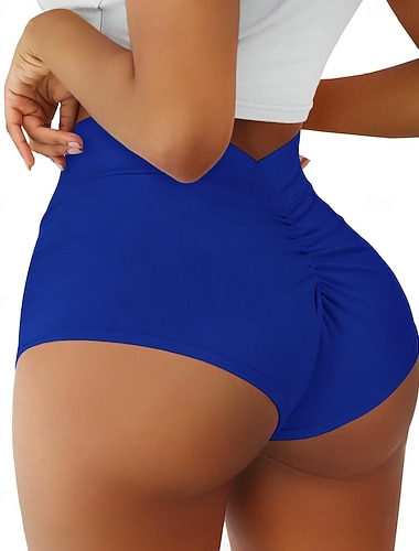  Damen dehnbare Boxershorts Badeanzug Dehnbare Boxershorts Shorts Hohe Taille Urlaub Strandbekleidung Einfarbiger ärmelloser Badeanzug