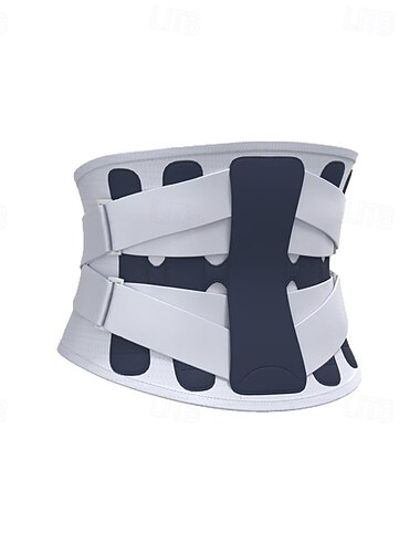  Cinta de suporte lombar para esportes, dor na coluna lombar, suporte lombar para todas as estações, cinta de cintura respirável, suporte de aço para cinta lombar para homens e mulheres.