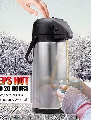  kuuma pata &kylmäjuoma-annostelija kahvin annostelija ruostumattomasta teräksestä valmistettu termospullo