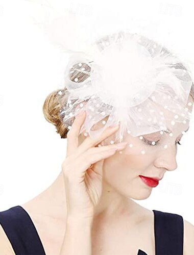  غطاء للرأس الريش الخرز زفاف عيد ميلاد أنيق عتيق مع حجر كريم خوذة أغطية الرأس