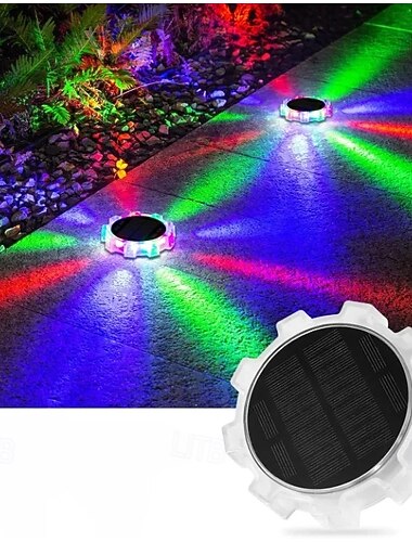  Rond Moderne Énergie solaire 1 pièce