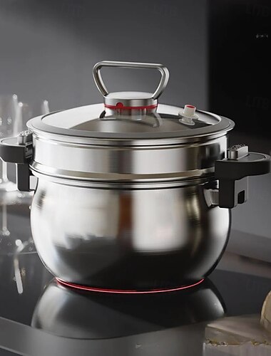  Mikrotryckkokare för flera spisar med glaslock (7 l)
