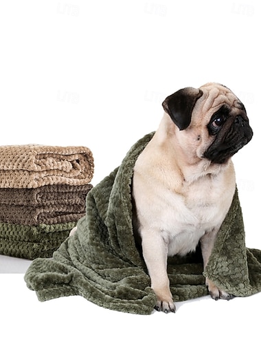  Hochwertige, weiche Hundedecke, waschbare Katzendecke für Wohnungskatzen, große, mittlere und kleine Hunde, Welpen-Essentials