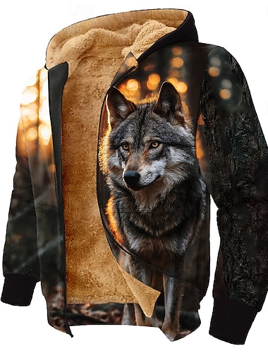  رجالي ذئب الصوف قبعة كنزة موضة يوميا بسيط كاجوال رقبة عالية مدورة الأماكن المفتوحة التسلق أسود إحزم الخريف الشتاء مصمم S M L XL 2XL 3XL