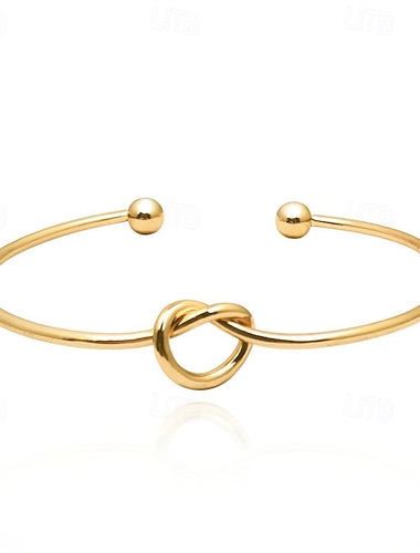  Damen Armreife Herz Herz Mode Legierung Armband Schmuck Rotgold / Silber / Gold Für Ferien Festival