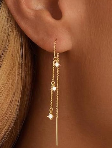  1 Paar Ohrringe For Damen Straße Date Festival Stein Vintage-Stil