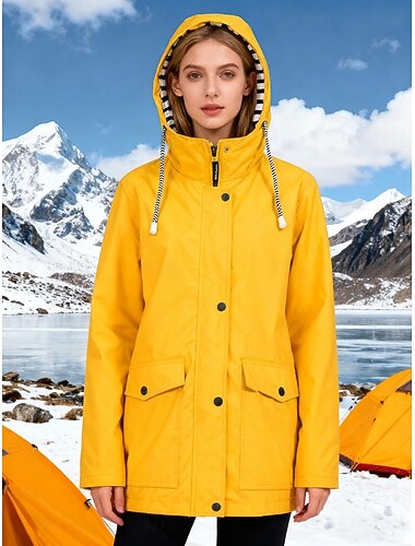  dámská bunda do deště na turistiku pláštěnka nepromokavá bunda venkovní větruvzdorná rychleschnoucí lehká kapuce větrovka parka svrchní plášť kempování lov rybářská námořnická růžová modrá fialová