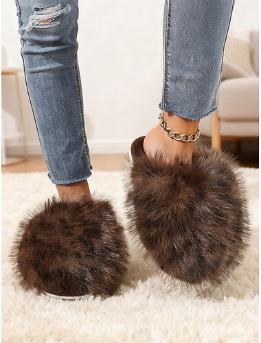  naisten leopardikuvioiset turkistossut – pehmeät ja mukavat sisäjalkineet rentoutumiseen, oleskeluun ja kylmän sään mukavuuteen