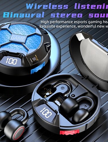  iMosi SKY-2 TWS True draadloze hoofdtelefoon 耳夹 Bluetooth 5.0 Sportief Stereo Met laadbak voor Apple Samsung Huawei Xiaomi MI Dagelijks gebruik Mobiele telefoon voor Office Business Reizen en