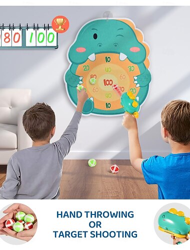  لوحة رمي السهام للأطفال، لوحة رمي السهام للأطفال مع كرات لاصقة، ألعاب حفلات ممتعة داخلية/رياضية خارجية