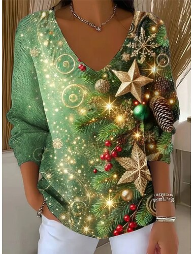  Mujer Pulóveres Pull-over Moda Ropa de calle Casual Graphic Escote en Pico Brillante De Gran Tamaño De Punto Manga Larga Tops regulares Tejer Diario Vino Dorado Primavera Otoño