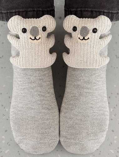  3D gebreide dierensokken, grappige dierensokken met de hand gehaakt, winterse katoenen sokken, leuk &schattige kerstcadeaus voor meisjes & vrouwen