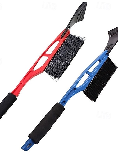  2v1 lopata na odklízení sněhu do auta, víceúčelová škrabka na led a lopata, zimní nástroj na čištění auta pro odklízení ledu a sněhu