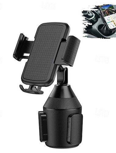  Koppholder telefonfeste Spennetype Roterbar Fleksibel Telefonholder til Bil Bil lastebil Kompatibel med Alle mobiltelefoner Tilbehør til mobiltelefon