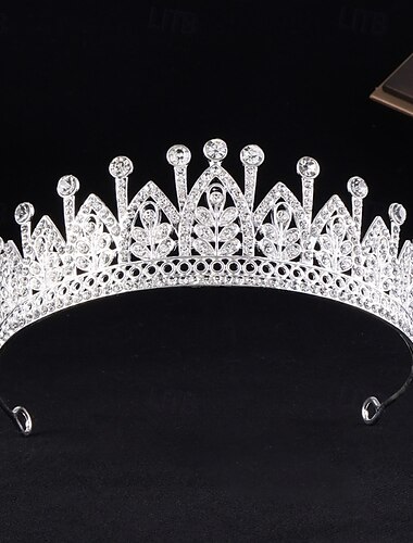  Korunní čelenky Čelenka Slitina Svatební Narozeniny Elegantní Roztomilý S Štras Přílba Pokrývky Hlavy