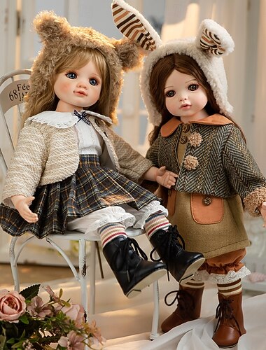  Bambole Reborn 16 Pollici Bambola Toddler Realistica Ispirata al Paese Ragazza con Vestito Regali per Ragazze di 3 Anni Collezionisti Regalo di Natale