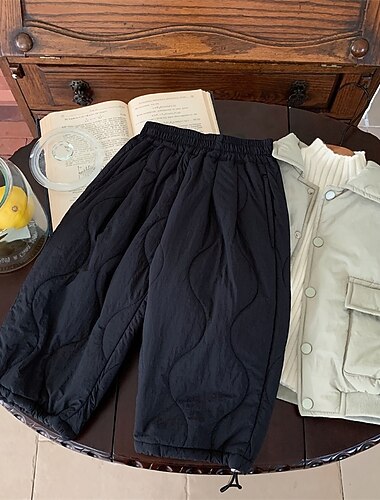  Παιδιά Αγορίστικα Παντελόνι Αθλητικές Φόρμες Παντελόνι Συμπαγές Χρώμα Διατηρείτε Ζεστό Άνεση Παντελόνι ΕΞΩΤΕΡΙΚΟΥ ΧΩΡΟΥ Αθλήματα Μοντέρνα Βασικό Μαύρο Μπεζ