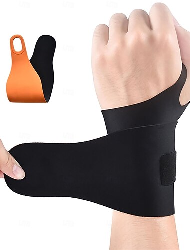  tala de pulso ajustável &Protetor de pulso para síndrome do túnel do carpo e artrite. &tendinite &Alívio da dor no pulso, tecido respirável que absorve a umidade com tiras de velcro duráveis.