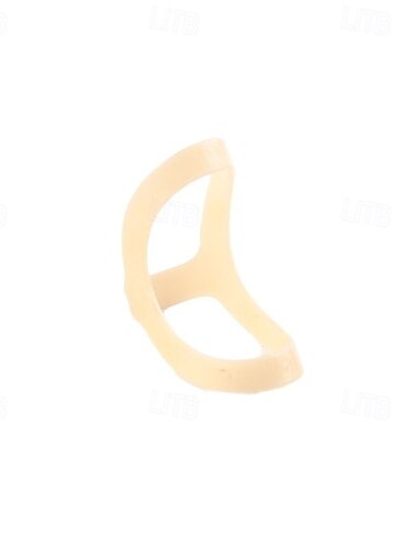  2 talas para dedo para proteção da articulação do dedo anelar em casos de deformidade em baqueteamento digital.