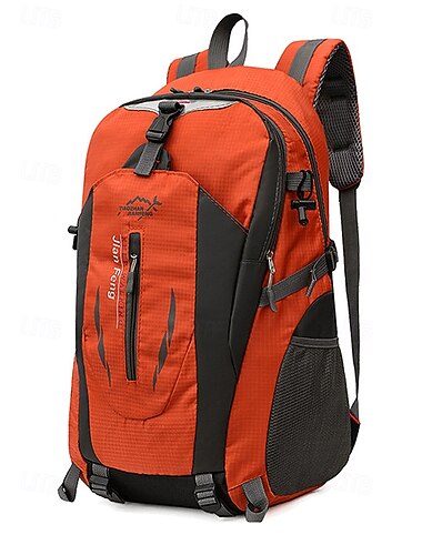  Męskie Damskie plecak Funkcjonalny plecak Plecak podróżny Szkoła Na zewnątrz Codzienny Jednokolorowe Oksford Nylon Duża pojemność Wodoodporny Lekki Zamek Niebieski Czarny Czerwony