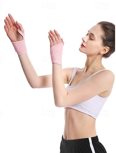  munhequeira esportiva, faixa de compressão ajustável para proteção do tendão e entorse do pulso, ideal para atividades físicas e fitness.
