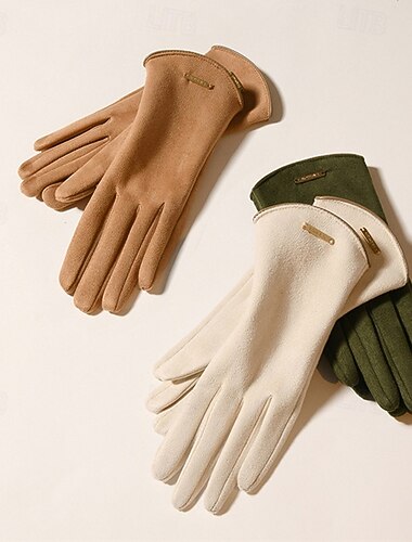  Damen 1 Paar Fingerspitzen / Winterhandschuhe Aktiv / Streetwear Handschuhe - Einfach Druck