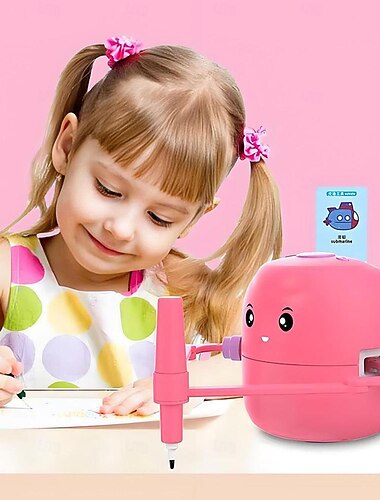  子供向けのお絵かきロボット、インタラクティブな教育用お絵かきロボット、子供向けの芸術啓発、自動お絵かきおもちゃ、お絵かきカード 100 枚とペン 2 本を備えたロボットお絵かき機