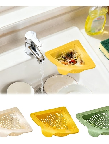  2 kpl magneettinen pesualtaan viemärikori - kokoontaitettava, kestävä muovinen keittiösiivilä, jossa on lävistymätön, kiertymätön pohja ja vahva magneettilukko &astianpesukone