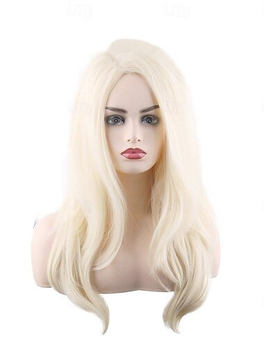  Cosplay paruky Blonďatá Kudrny Umělé vlasy Dlouhý paruky Dámské paruky Na párty