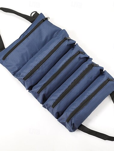  Robuuste oprolbare Oxford gereedschapstas - multifunctioneel voor elektriciens/monteurs, verstelbare riem, gebruik binnen/buiten