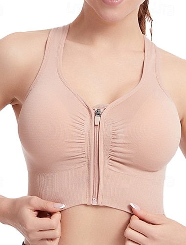  Damen Sexy Dessous BH RückenfreiNightwearNylon Urlaub Fitness Einfarbig Aktiv Mode Schwarz Marineblau Beige Frühling & Sommer Herbst Winter