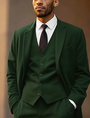  אנשיו של עֵסֶק קזו'אל חליפות טוויד דש קלאסי שחור בורגנדי יומי עסקים אחיד גזרה מחוייטת סט 3 חלקים שני לחצנים עם חזה יחיד