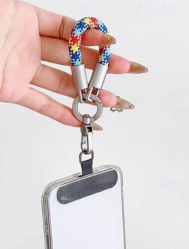  nowy modny klips do telefonu, smycz, opaska na nadgarstek, wytrzymała i solidna torba &Przewód do aparatu, unisex, smycz na nadgarstek, antypoślizgowa, krótka, łańcuszek do telefonu, nowy, modny,