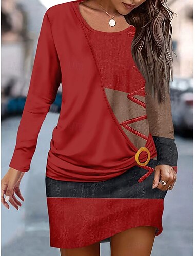  Női Mini ruha Hüvelyruha Köntösruha Bandázs ruha Alkalmi Randi Normál Színes Hosszú ujj Terített nyak Fekete Sárga Rubin Khakizöld Ősz Tél