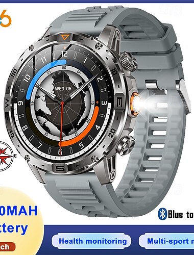  AK91 Orologio intelligente 1.7 pollice Orologio da Corsa Fitness Smartwatch Bluetooth Contapassi Promemoria chiamata Localizzatore di attività Compatibile con Android iOS Unisex Standby lungo IP68