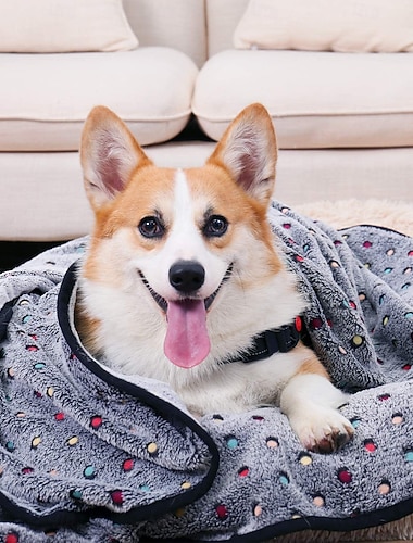  Hochwertige, weiche Hundedecke, waschbare Katzendecke für Wohnungskatzen, große, mittlere und kleine Hunde, Welpen-Essentials